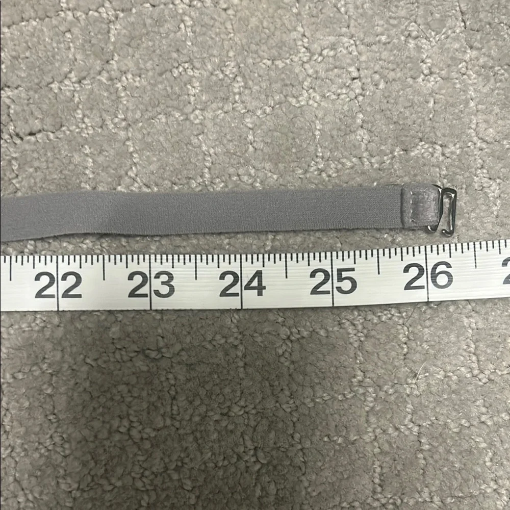 Jenny Yoo Silver Gray Crystal Embellished Belt - Picture 6 of 6